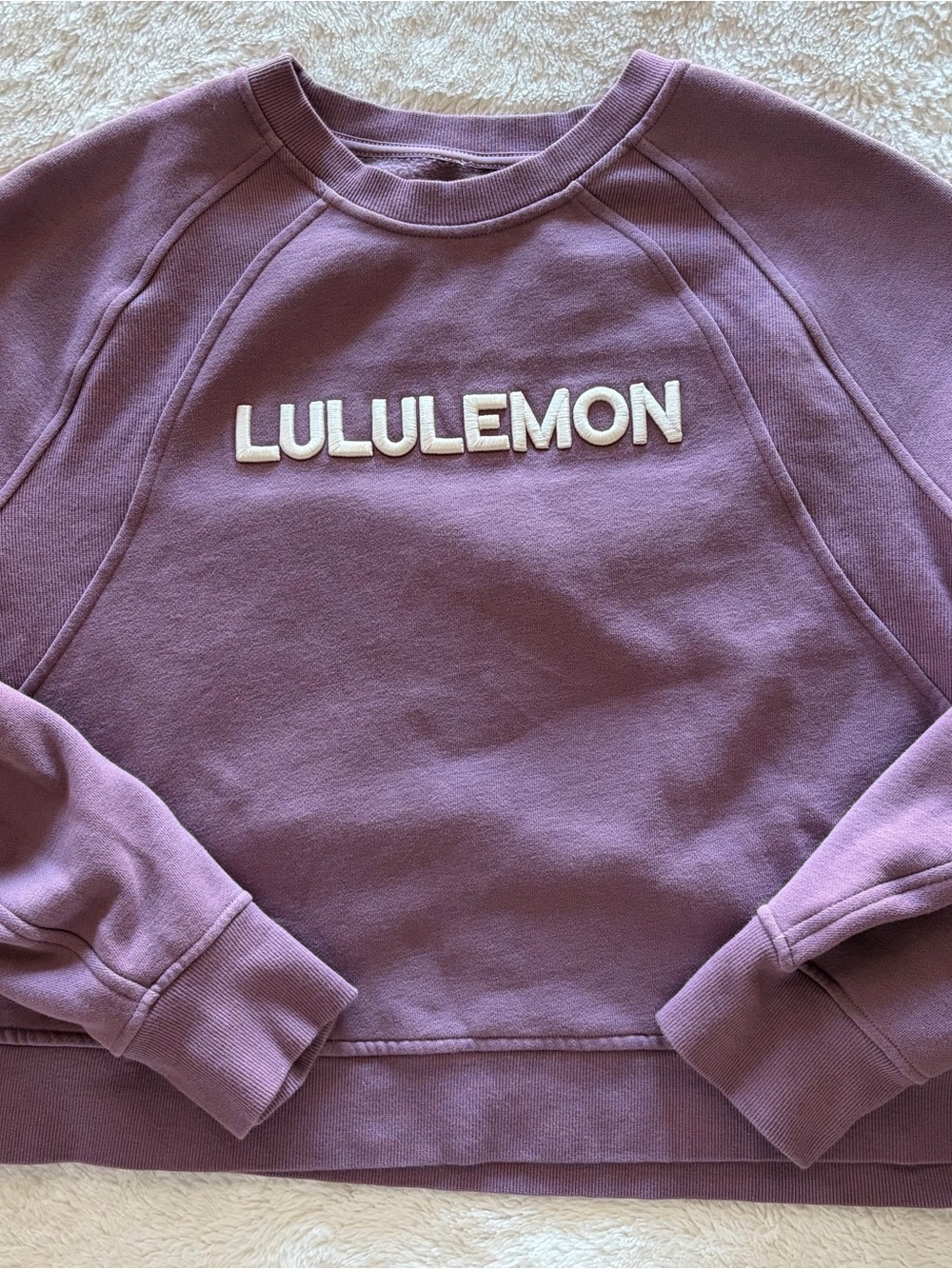 lululemon athletica oversized scuba wordmark pullover
